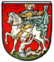 Wappen der ehemaligen Gemeinde Garmisch im Markts Garmisch-Partenkirchen in Bayern